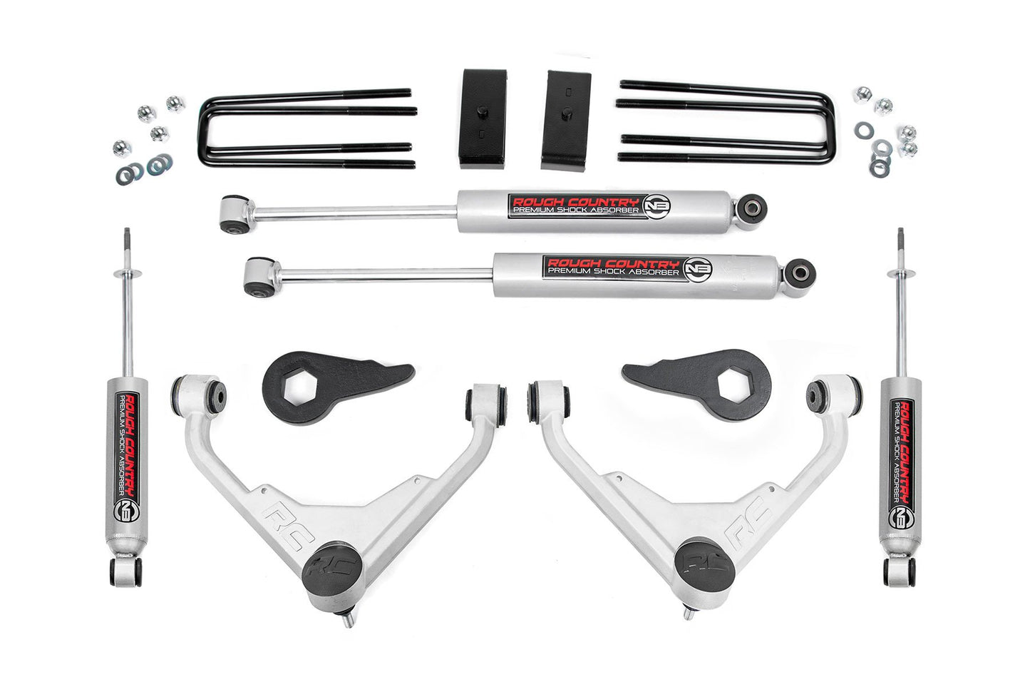 3 Inch Lift Kit - FK/FF Code - Chevy/GMC Sierra/Silverado 2500 HD Suburban/Yukon XL 2500 (01-10)