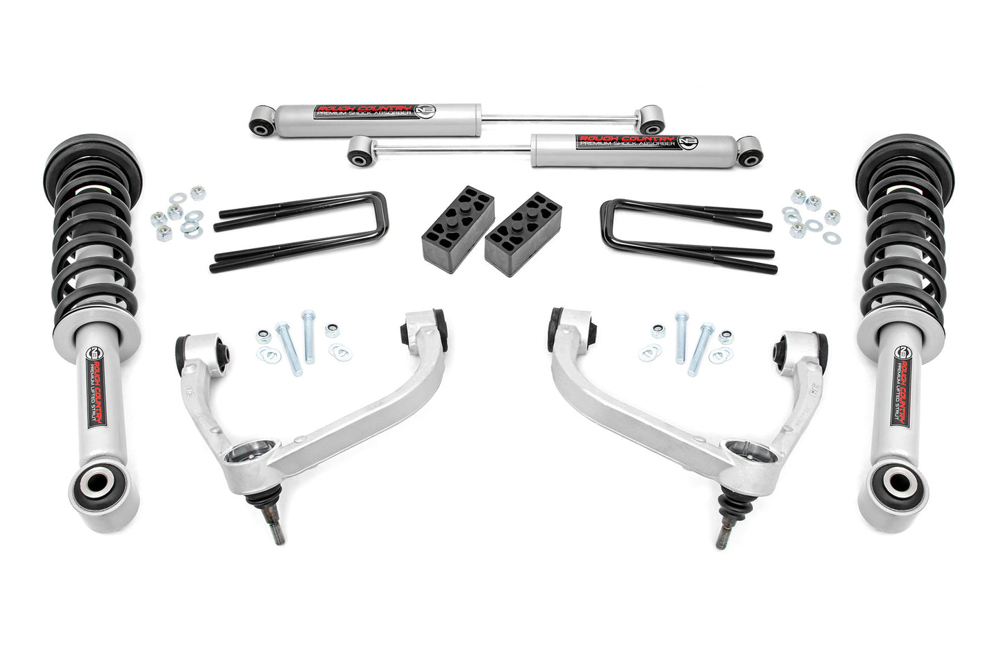 3 Inch Lift Kit - N3 Struts - Ford F-150 4WD (2009-2013)