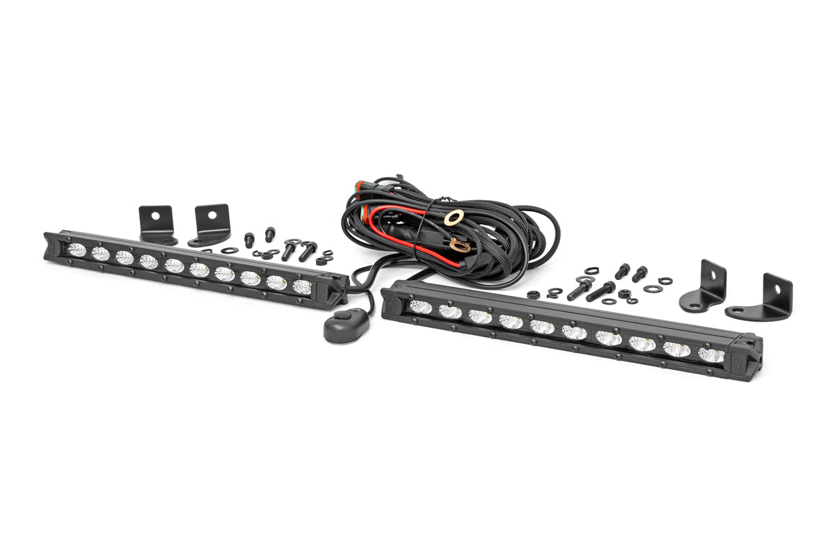 10 Inch Black Series LED Light Bar - Slim Line- Pair