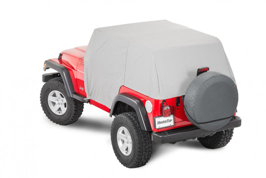 Jeep TJ Full Door Cab Cover For 92-06 Jeep Wrangler TJ Gray Denim MasterTop