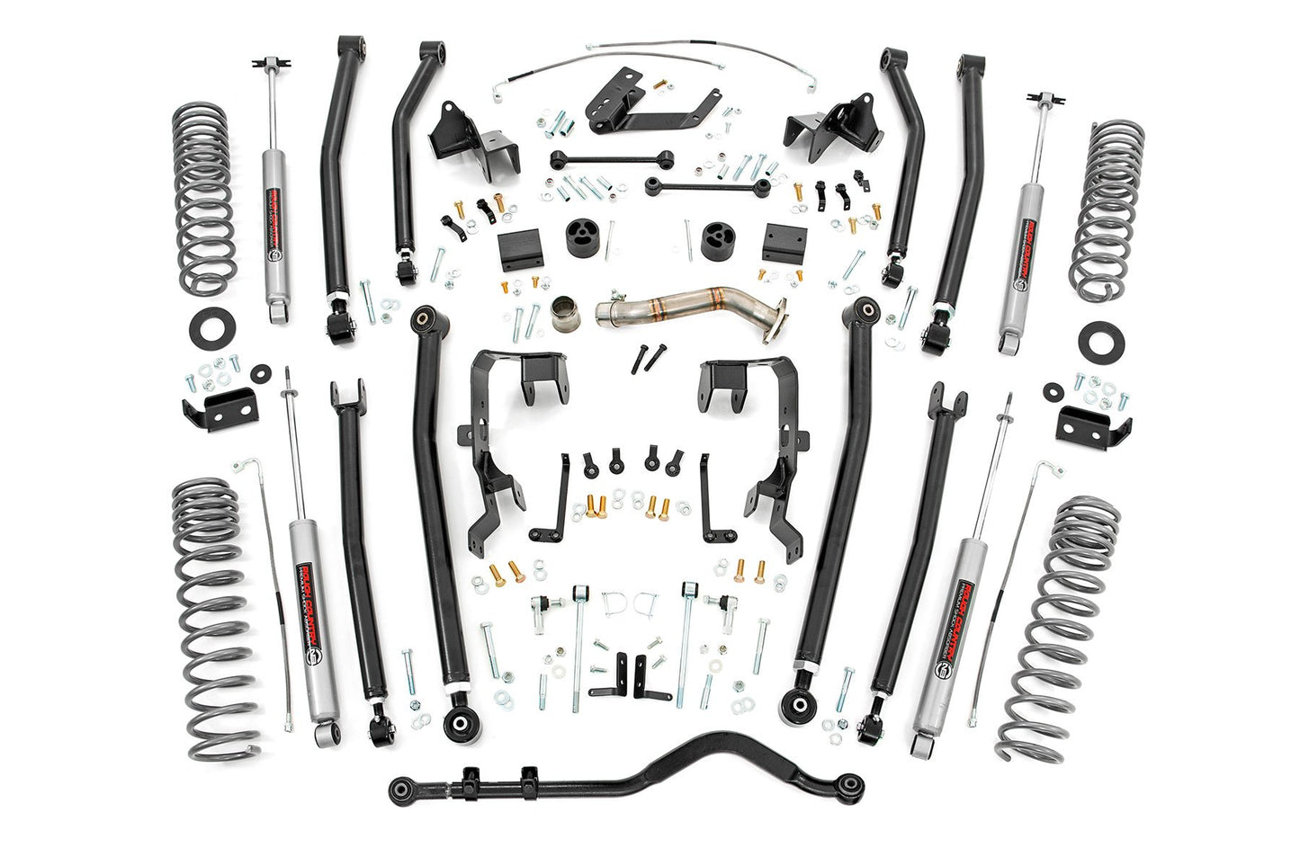 4 Inch Lift Kit - Long Arm - Jeep Wrangler Unlimited 4WD (2012-2018)