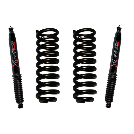 Ford/Mazda Suspension Lift Kit 86-97 Ranger 91-94 Navajo w/Shock Black MAX Shocks 1.5-2 Inch Front Lift Skyjacker