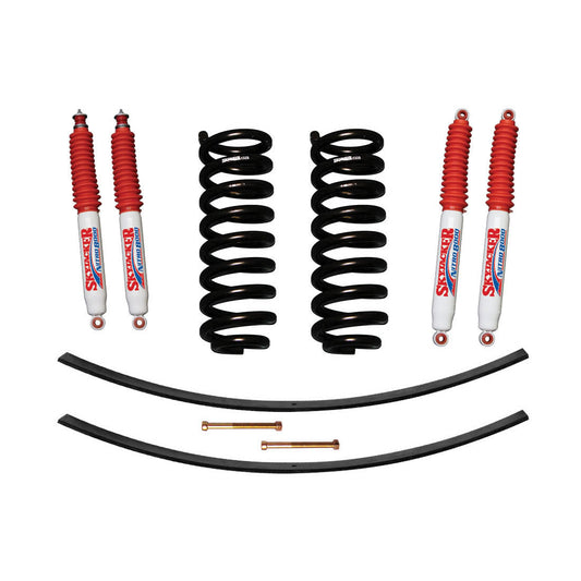 Ranger Suspension Lift Kit 89-97 Ranger w/Shock Nitro Shocks 1.5-2 Inch Lift Incl. Front Coil Springs Rear Add-A-Leafs Skyjacker