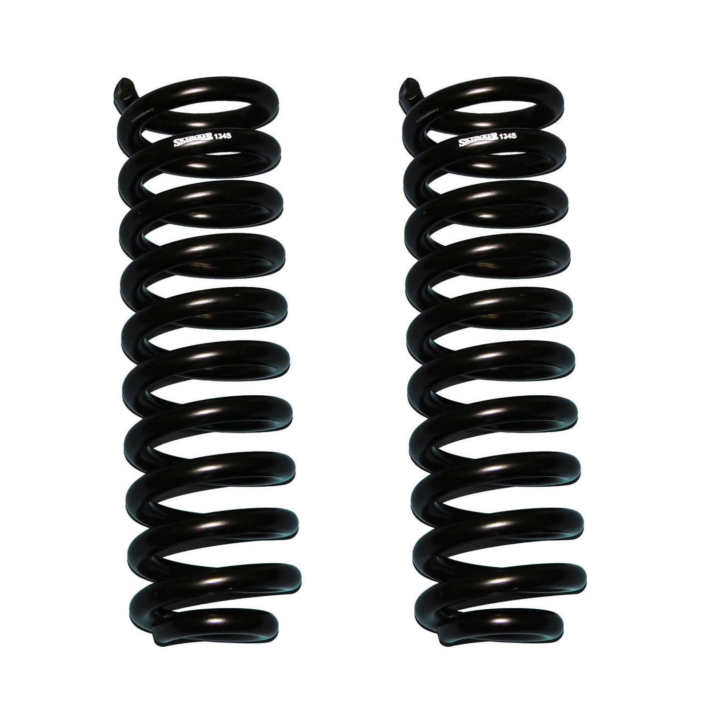 Ford Softride Coil Spring Set 83-97 Ranger 84-90 Bronco II 91-94 Explorer 91-94 Navajo 94-97 Mazda B SeriesOf 2 Front w/4 Inch Lift Black Skyjacker