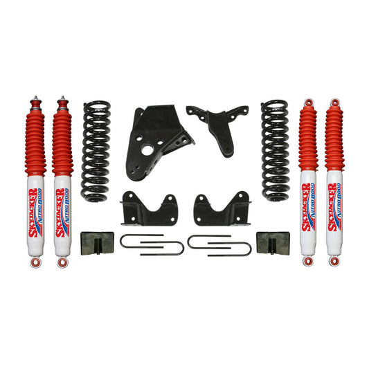 Bronco II Suspension Lift Kit 84-90 Bronco II w/Shock Nitro Shocks 4 Inch Lift Incl. Heavy Duty Brackets Skyjacker