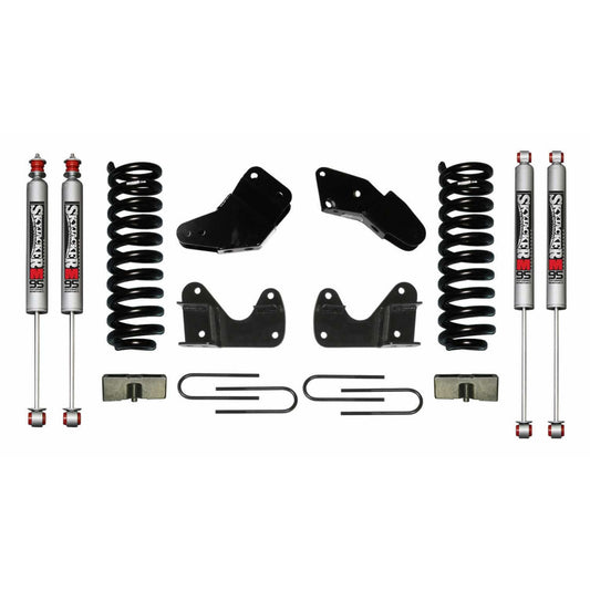 Ranger Suspension Lift Kit 83-97 Ford Ranger  w/Shock M95 Performance Shocks 4 Inch Lift Incl. Standard Brackets U Bolts Blocks Skyjacker