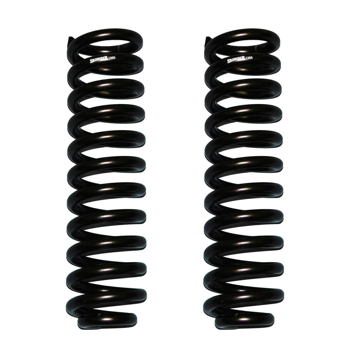 Ford Softride Coil Spring 83-97 Ranger 84-90 Bronco II 91-91 Explorer Set Of 2 Front w/6 Inch Lift Black Skyjacker