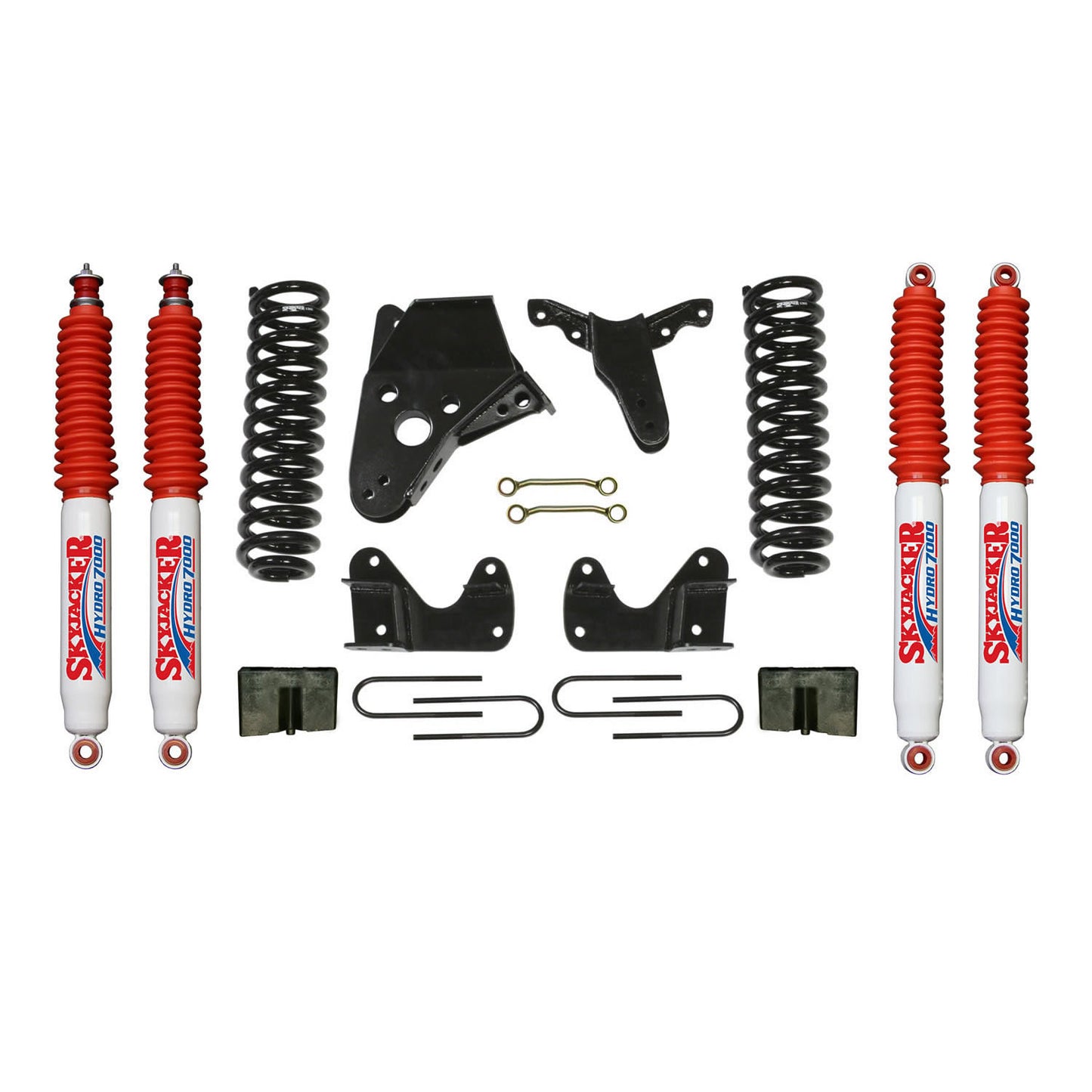 Bronco II Suspension Lift Kit  84-90 Bronco II w/Shock 6 Inch Lift Incl. Front Springs Sway Bar End Link Kit Rear Block Rear U Bolt Kit Skyjacker