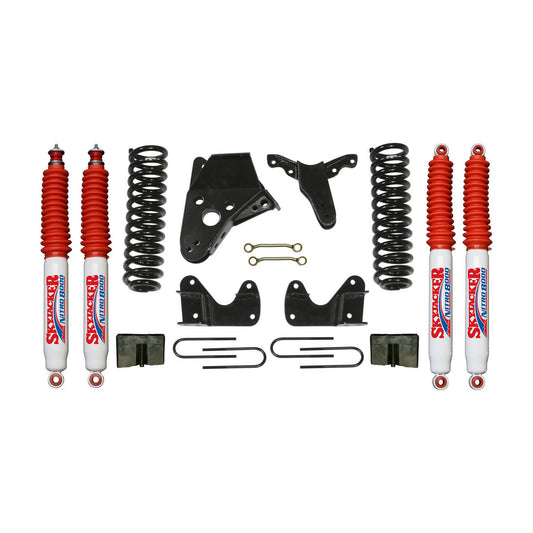 Bronco II Suspension Lift Kit  84-90 Bronco II w/Shock Nitro Shocks 6 Inch Lift Incl. Front Springs Sway Bar End Link Kit Rear Block Rear U Bolt Kit Skyjacker