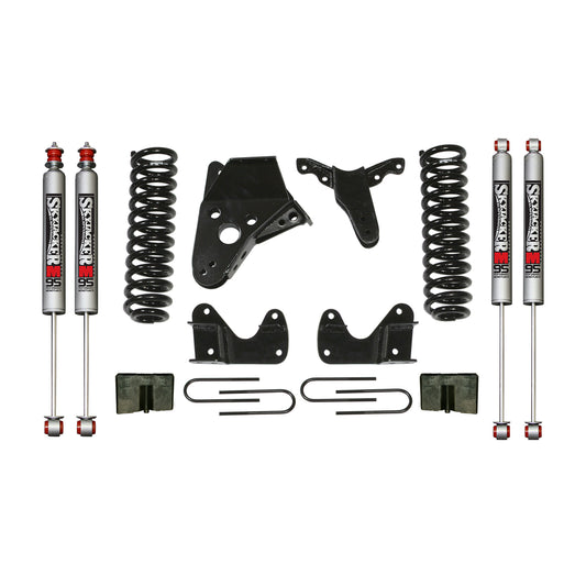 Ranger/B Series Suspension Lift Kit 83-97 Ranger 94-97 B4000 w/Shock M95 Performance Shocks 6 Inch Lift Incl. Front Coil Springs Rear U Bolt Kit Rear Block Skyjacker