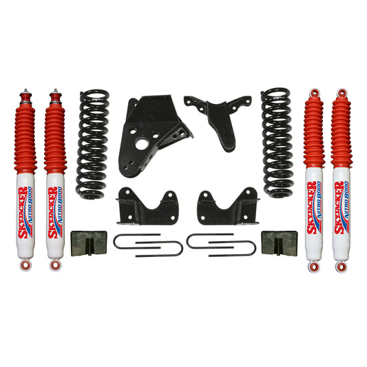 Ranger/B Series Suspension Lift Kit 83-97 Ranger 94-97 B4000 w/Shock Nitro Shocks 6 Inch Lift Incl. Front Coil Springs Rear U Bolt Kit Rear Block Skyjacker