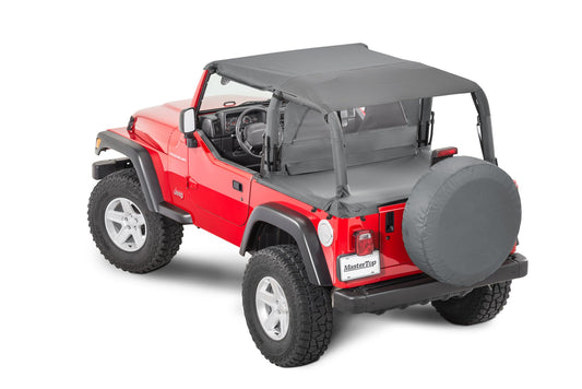 Jeep Zip Down WindStopper For 80-06 Jeep CJ 87-06 Wrangler TJ/YJ Black Diamond MasterTop