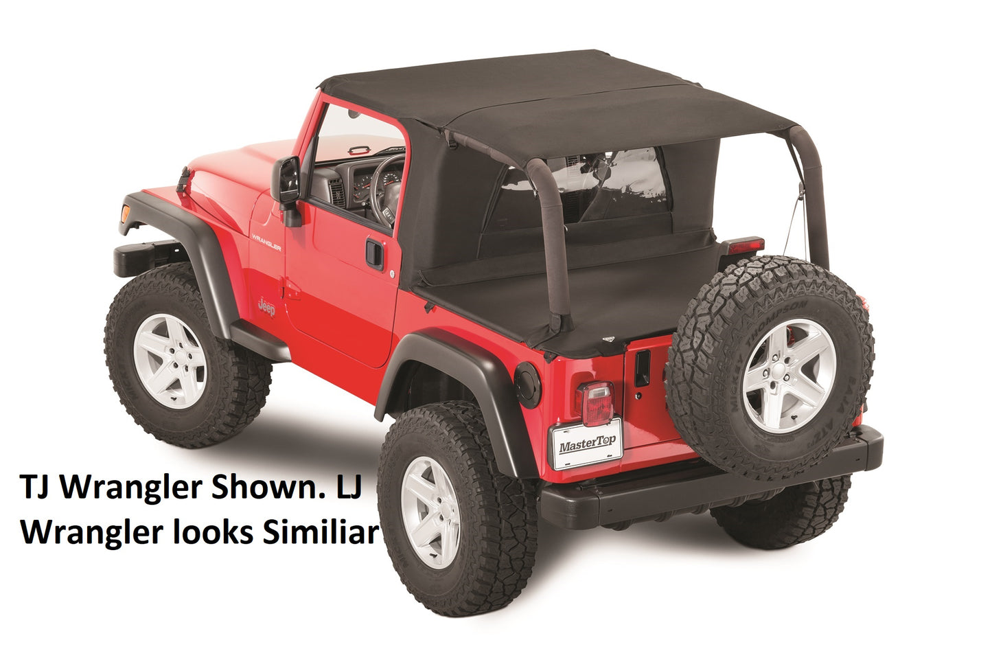 Jeep TJ Ultimate Soft Top Combo Bimini Top Plus For 04-06 Wrangler TJ Unlimited WindStopper Plus and Tonneau MasterTop