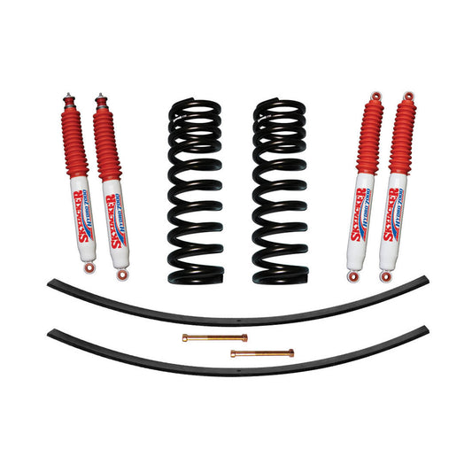 F-100/F-150 Suspension Lift Kit 73-75 Ford F-100 77-79 F-150 w/Shock 1.5-2 Inch Lift Incl. Front Coil Springs Rear Add-A-Leafs Skyjacker