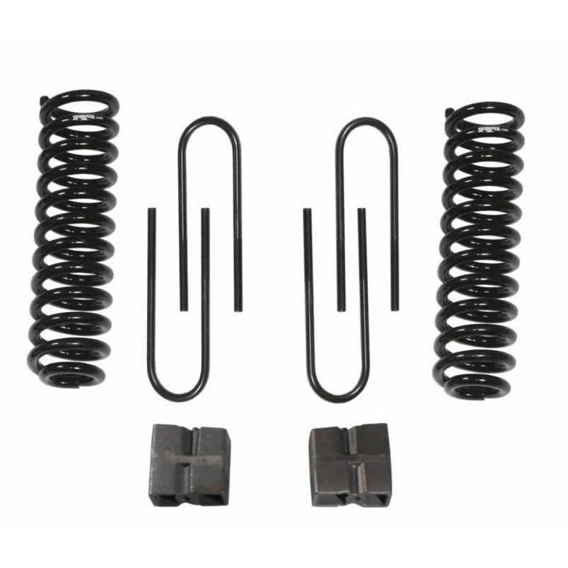 Bronco Lift Kit 5 Inch Lift 75-77 Bronco Includes Front Coil Springs Rear U Bolt Kit Rear Block Skyjacker