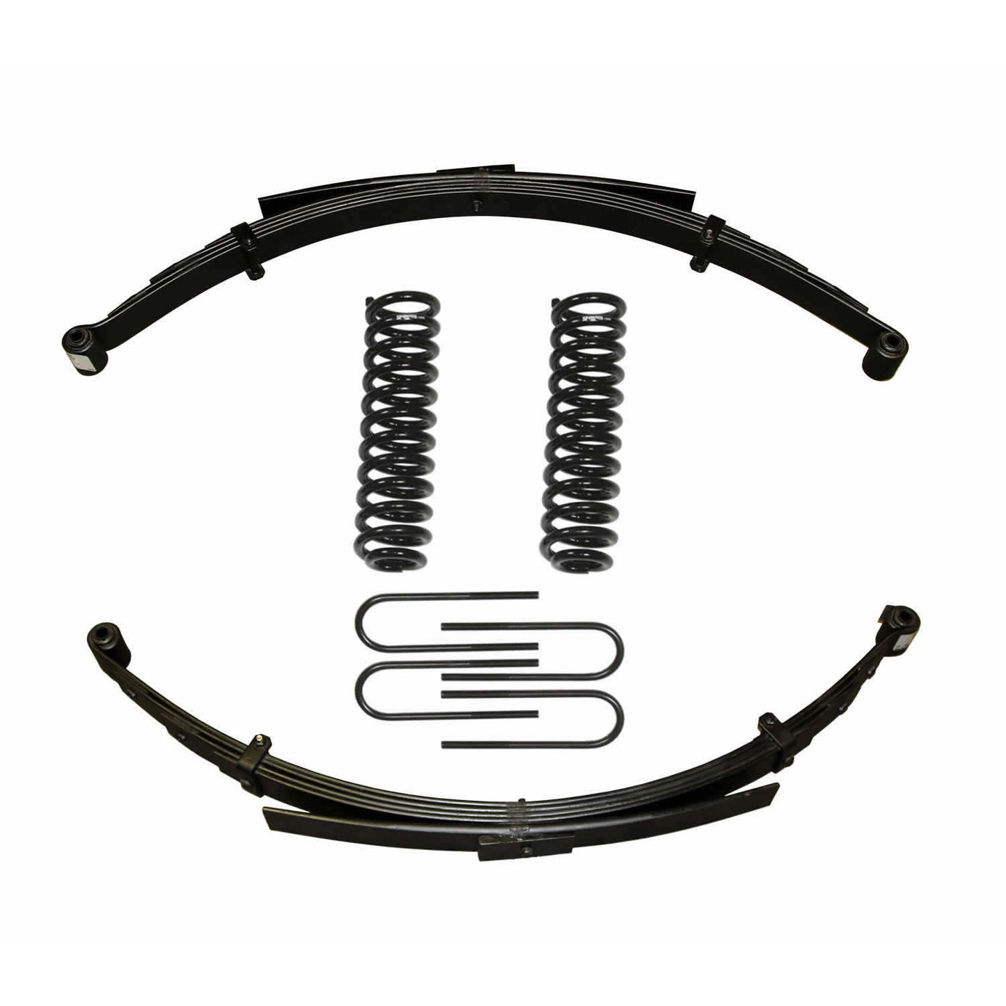 Bronco Lift Kit 5 Inch Lift 75-77 Bronco Includes Front/Rear Springs Rear U Bolt Kit Skyjacker