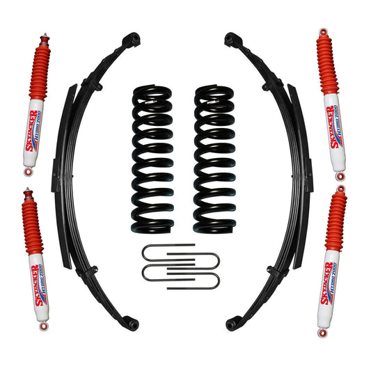 Bronco Suspension Lift Kit 75-77 Bronco w/Shock 5 Inch Lift Incl. Front/Rear Springs Rear U Bolt Kit Skyjacker