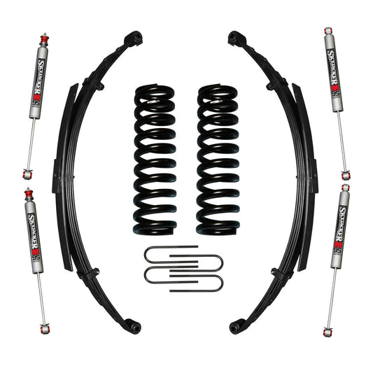 Bronco Suspension Lift Kit 75-77 Bronco w/Shock M95 Performance Shocks 5 Inch Lift Incl. Front/Rear Springs Rear U Bolt Kit Skyjacker