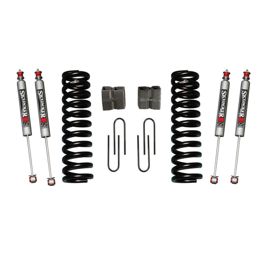 Bronco Suspension Lift Kit 78-79 Bronco w/Shock M95 Performance Shocks 6 Inch Lift Incl. Front Coil Springs Rear U Bolt Kit Rear Blocks Skyjacker