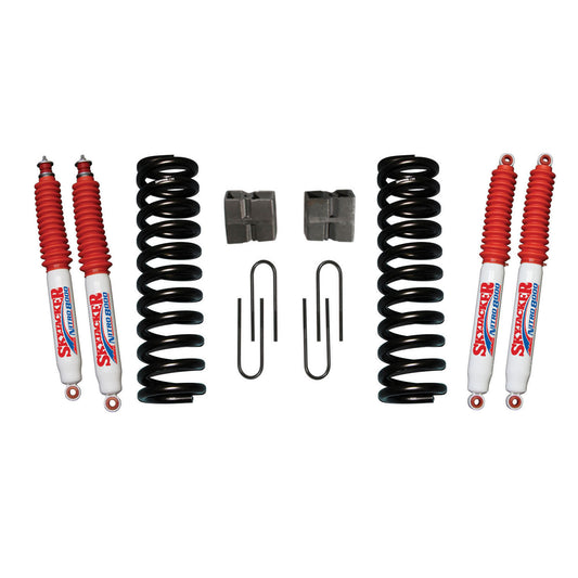 Bronco Suspension Lift Kit 78-79 Bronco w/Shock Nitro Shocks 6 Inch Lift Incl. Front Coil Springs Rear U Bolt Kit Rear Blocks Skyjacker