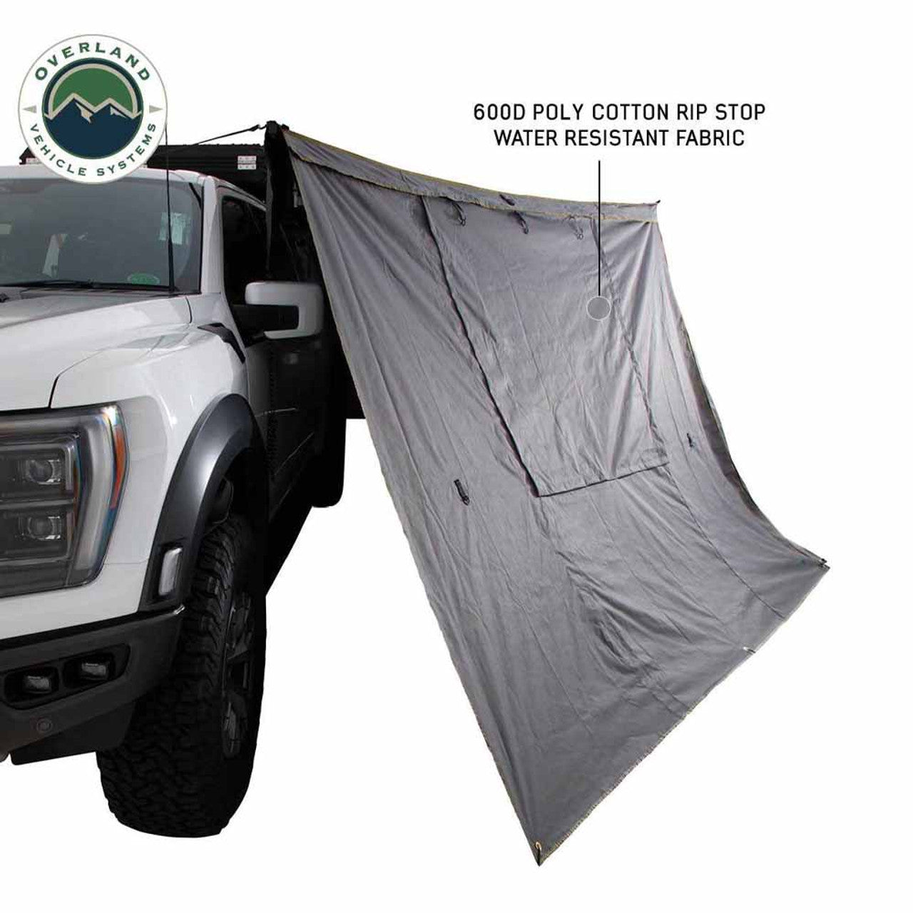 HD Nomadic 270 Degree Awning Wall 1 with Door & Window - Driver Side