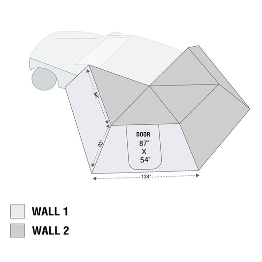 HD Nomadic 270 LT Awning Wall 2 - Driver Side