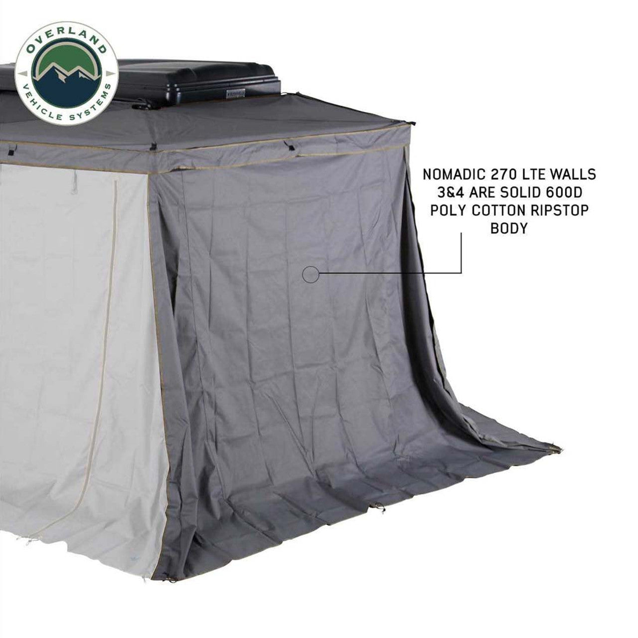 HD Nomadic 270 LTE Awning Walls 3 & 4 - Driver Side