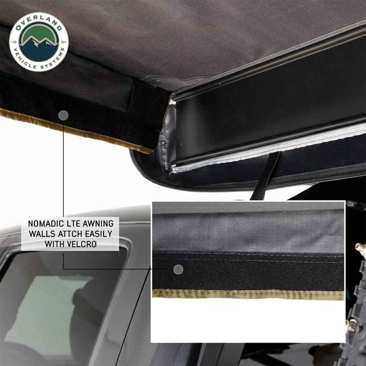 HD Nomadic 270 LTE Awning Walls 1 and 2 - Passenger Side