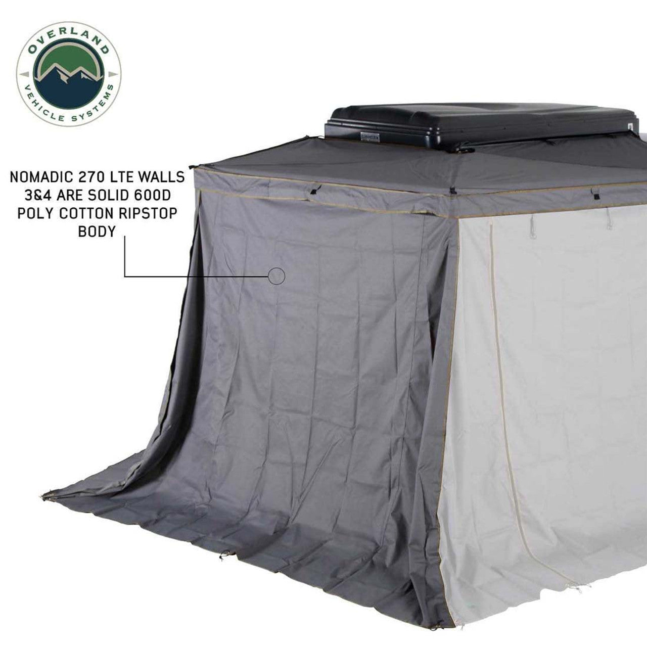 HD Nomadic 270 LTE Awning Walls 3 & 4 - Passenger Side