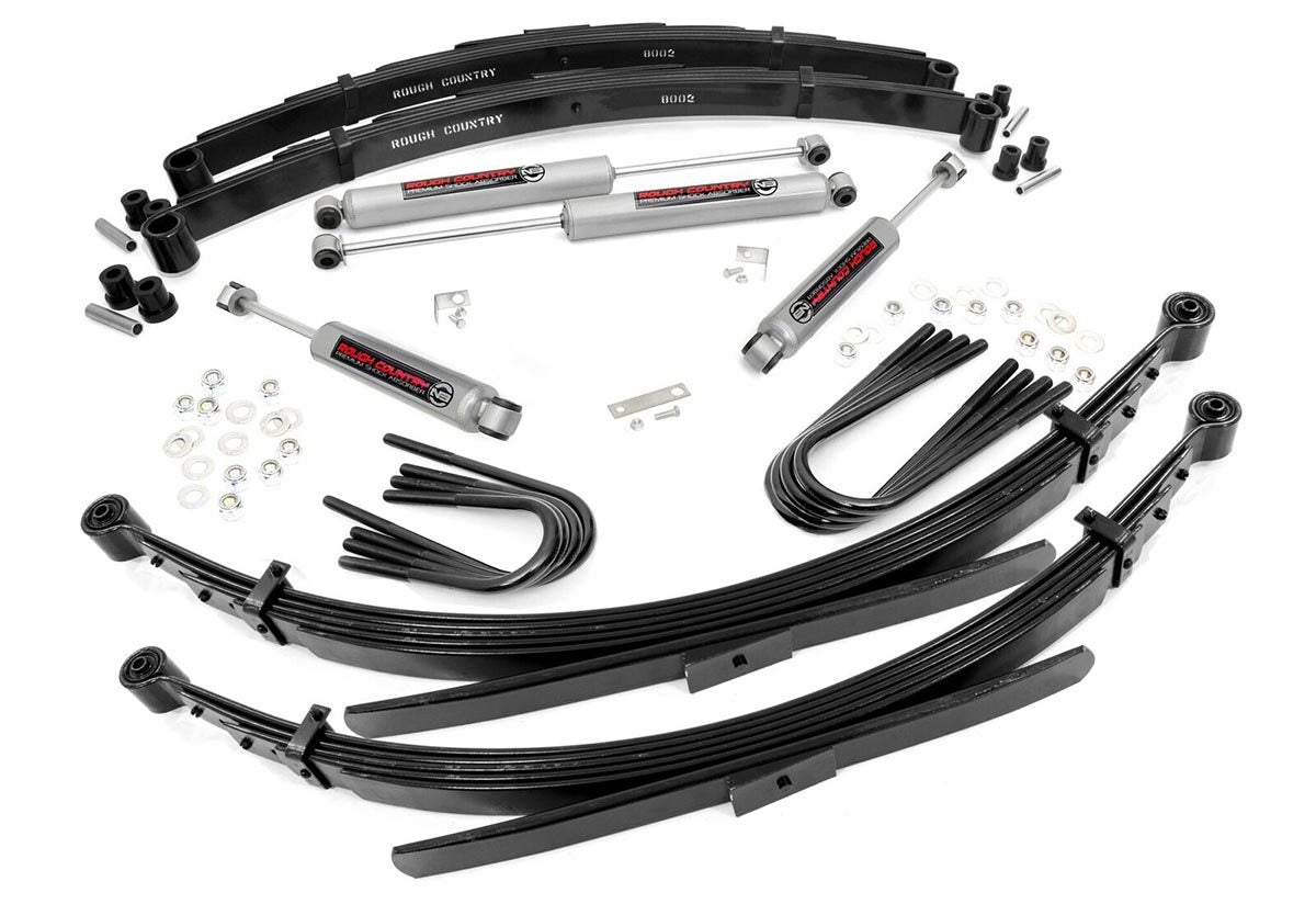 2 Inch Lift - 52 Inch Rear Springs - Chevy/GMC 3/4-Ton Suburban/C25/K25 Truck (73-76)