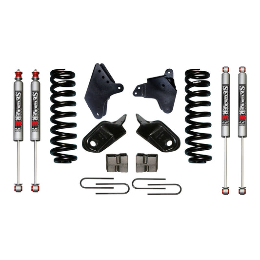 F-150 Suspension Lift Kit 80-96 Ford F-150 w/Shock M95 Performance Shocks 6 Inch Lift Incl. Front Coil Springs Brackets Rear U Bolt Kit Rear Blocks Skyjacker