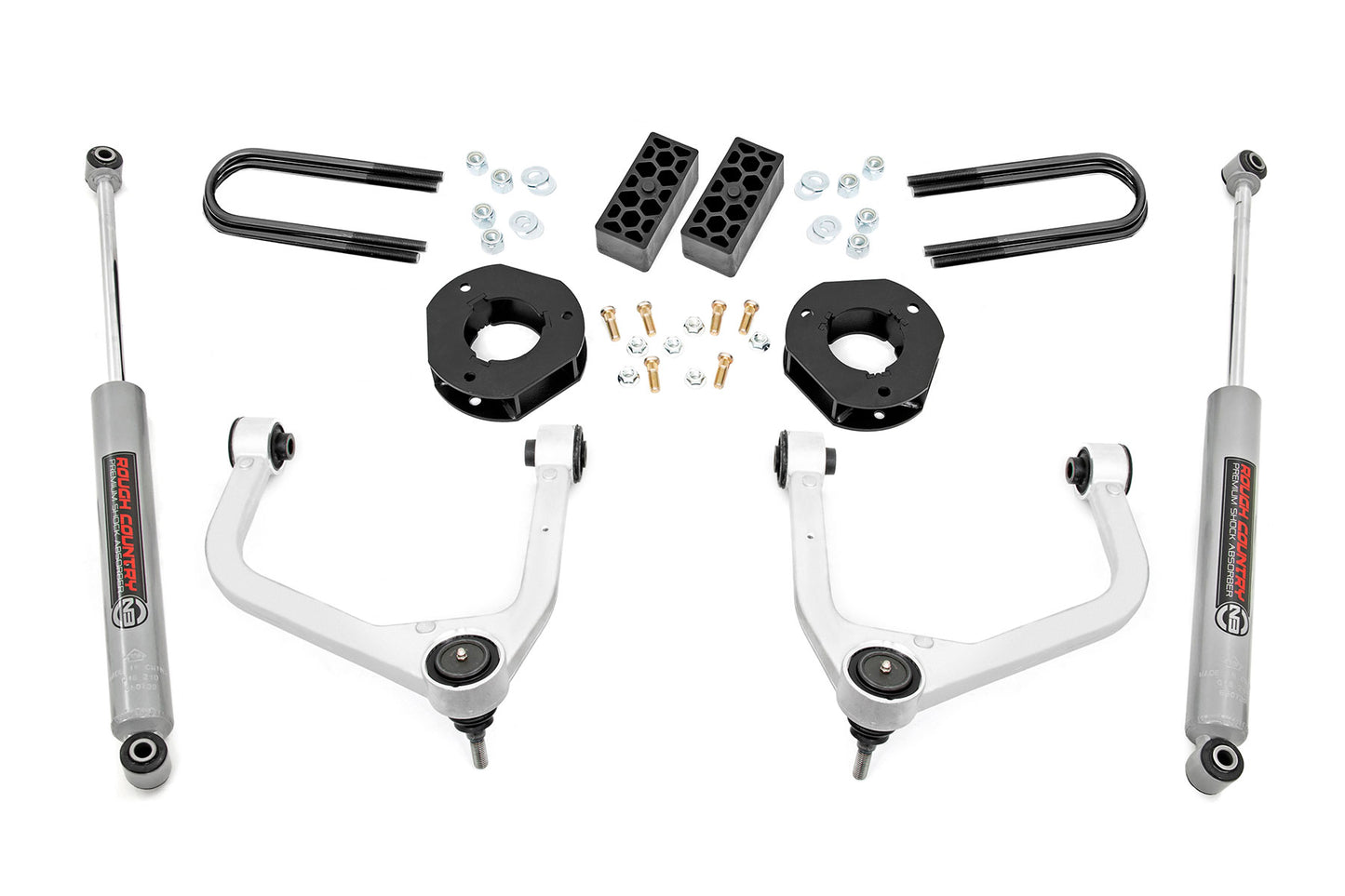 3.5 Inch Lift Kit - Rear Mono Leaf - Chevy Silverado 1500 2WD/4WD (2022-2024)