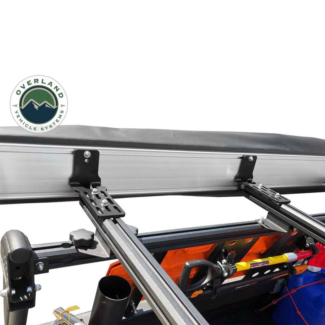 HD Nomadic 270 Degree Driver Side Awning with Bracket Kit for Mid - High Roofline Vans