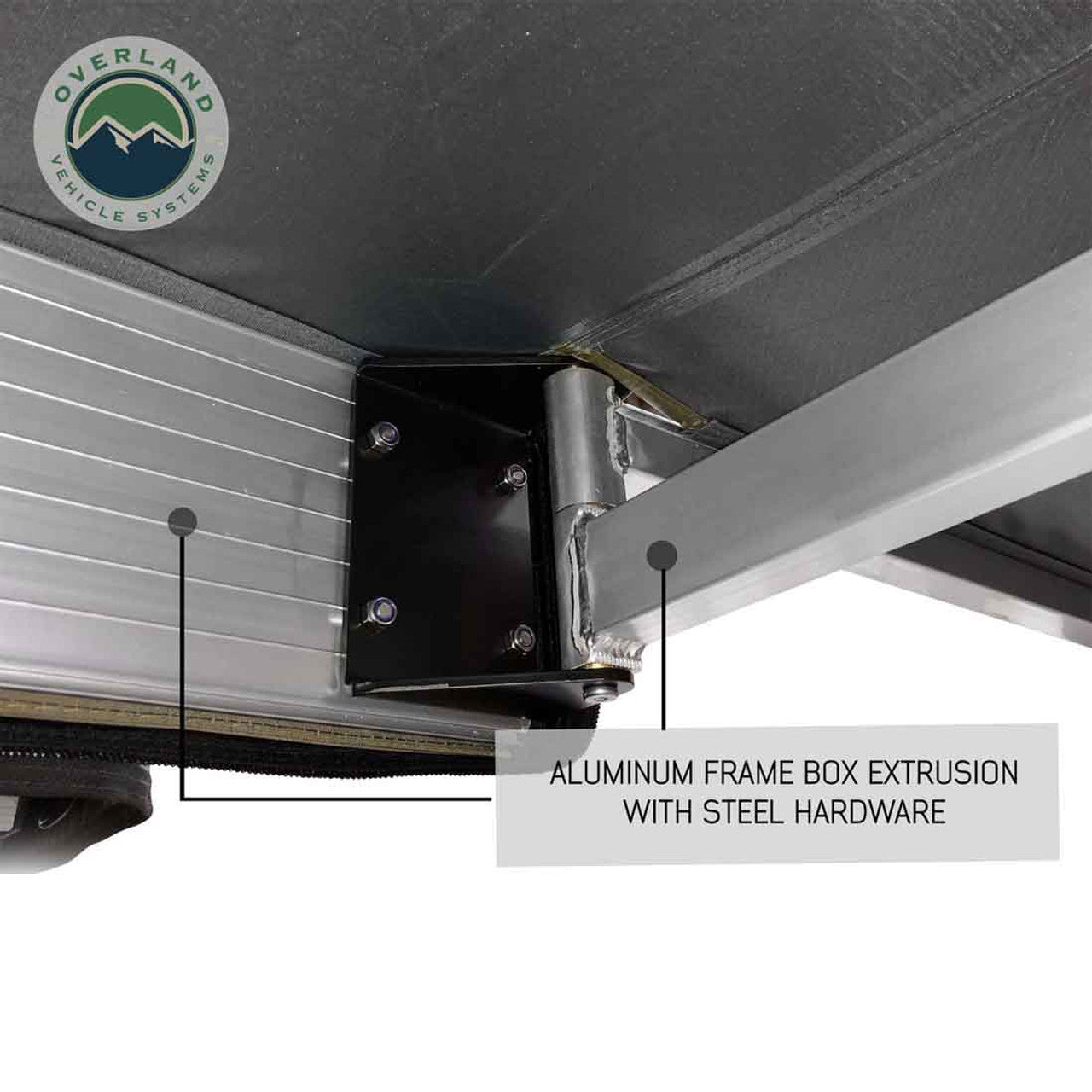 HD Nomadic 270 Degree Driver Side Awning with Bracket Kit for Mid - High Roofline Vans