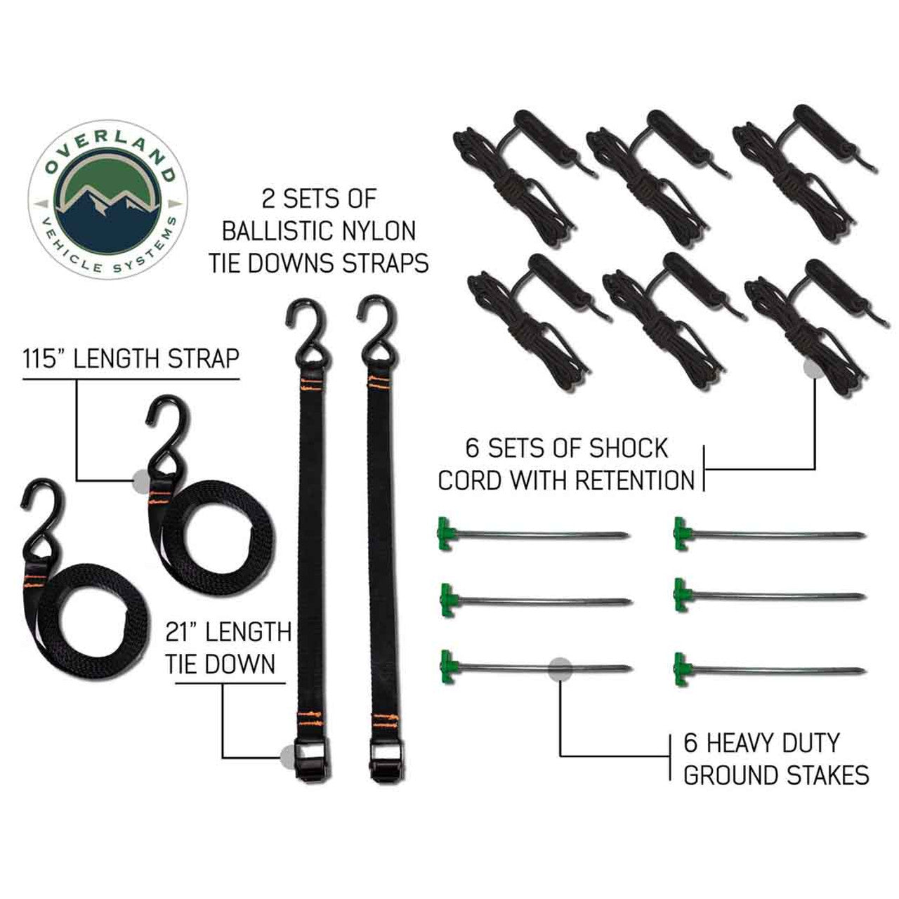 HD Nomadic 270 Degree Awning & Wall 1, 2, & 3, Mounting Brackets - Driver Side