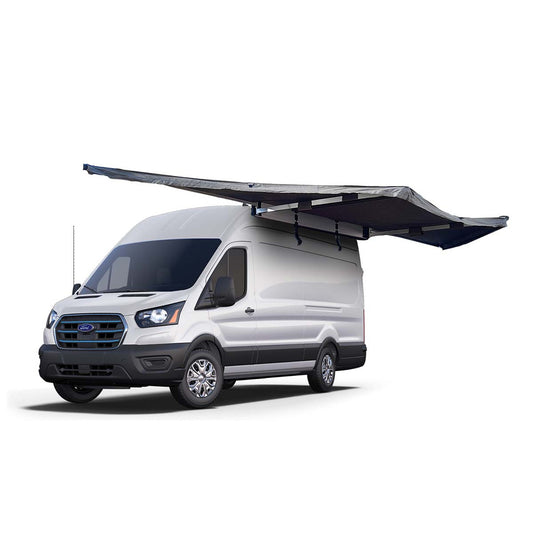 HD Nomadic 180 Degree Awning with Bracket Kit for Mid - High Roofline Vans