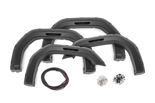 Pocket Fender Flares - GB8 Ebony Twilight - GMC Sierra 2500 HD/Sierra 3500 HD (20-24)