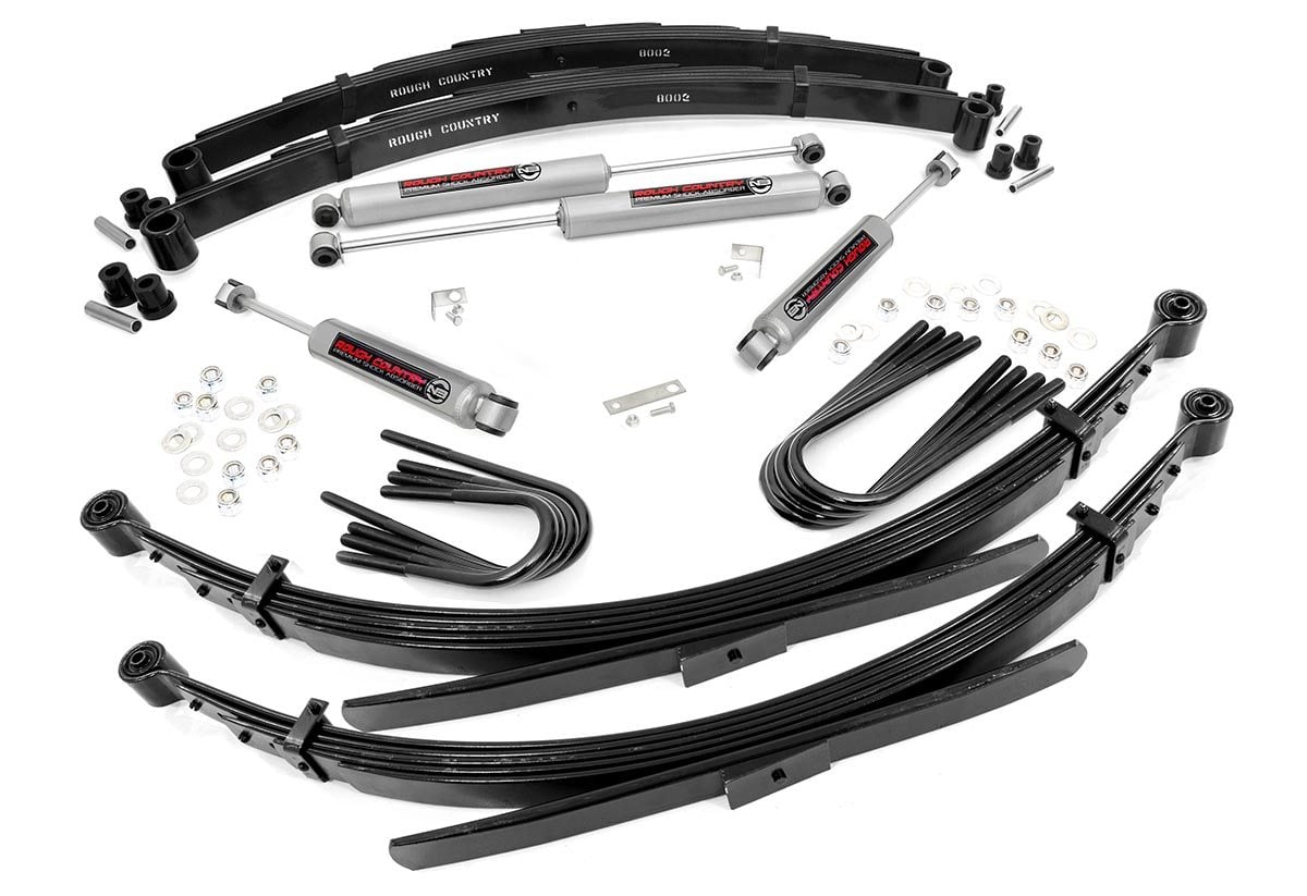 2 Inch Lift Kit - 52 Inch RR Springs - GMC Half-Ton Suburban/Jimmy 4WD (88-91)