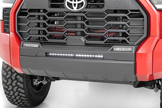 LED Light Kit - Bumper Mount - 20" Black Slim Line - Toyota Tundra (22-24)