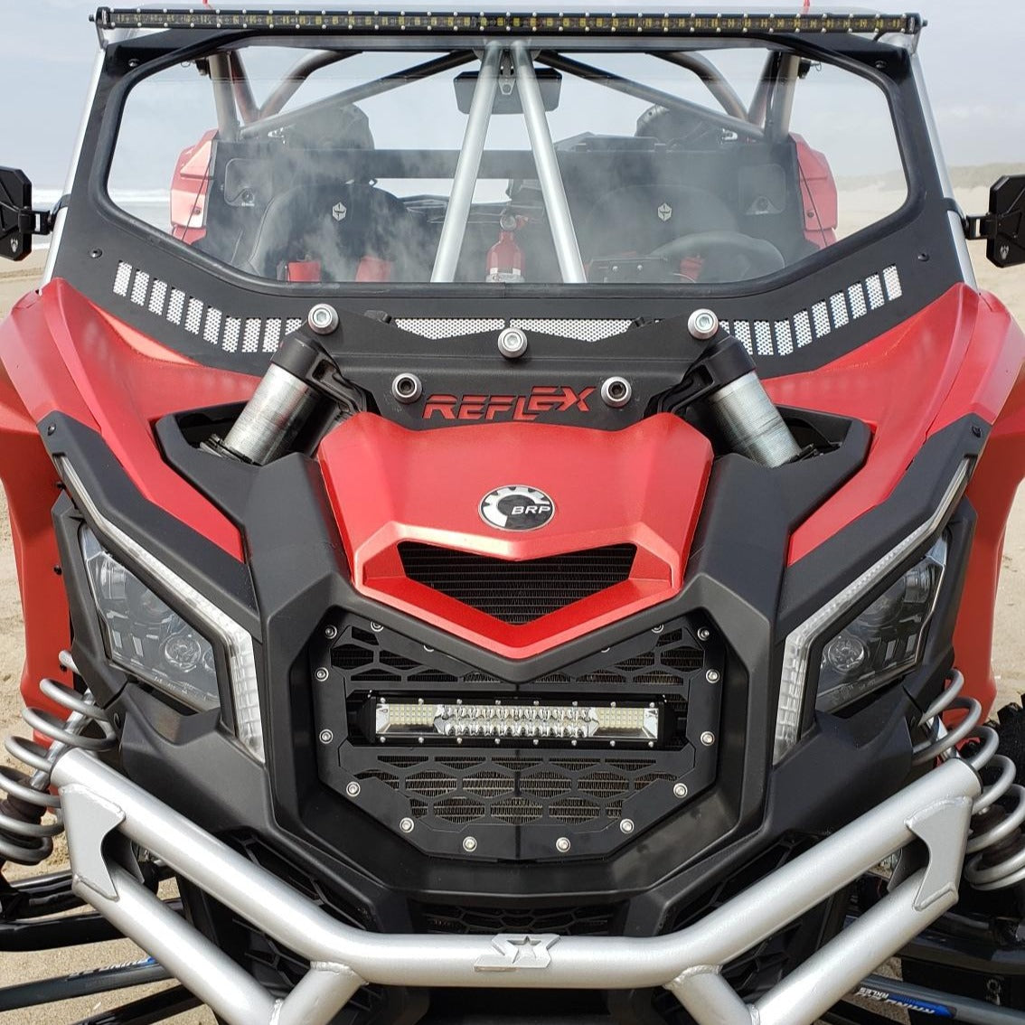 Can-Am Maverick X3 Grille w/ 102w Light Bar