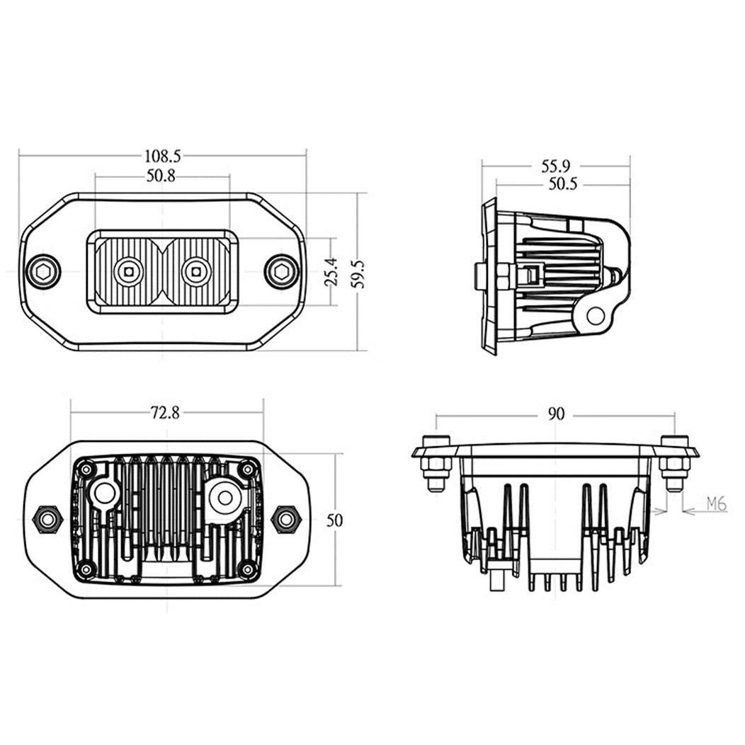 20w / 40w High Output Scene Pods (Pair)