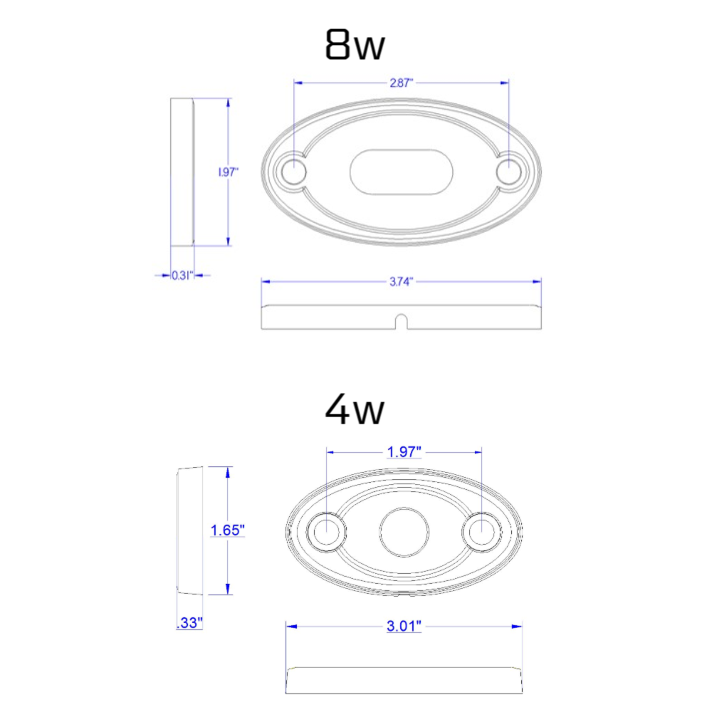 (ATV/4-Wheeler) - RGB+W Rock Light Kit