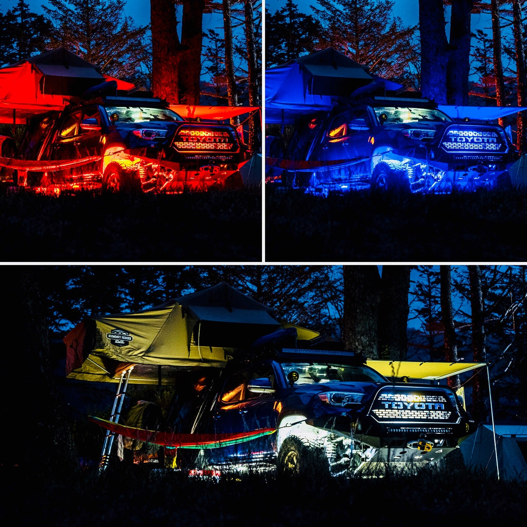 (TRUCK/JEEP) - RGB+W Standard Rock Light Kit