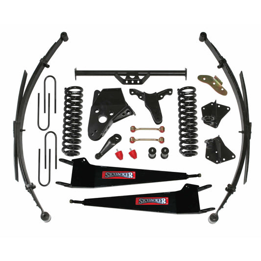 Bronco II Lift Kit 6 Inch Lift 84-90 Bronco II Includes Front/Rear Springs Radius Arm Brackets Pitman Arm Bump Stops Sway Bar End Links Rear UBolt Kit Skyjacker