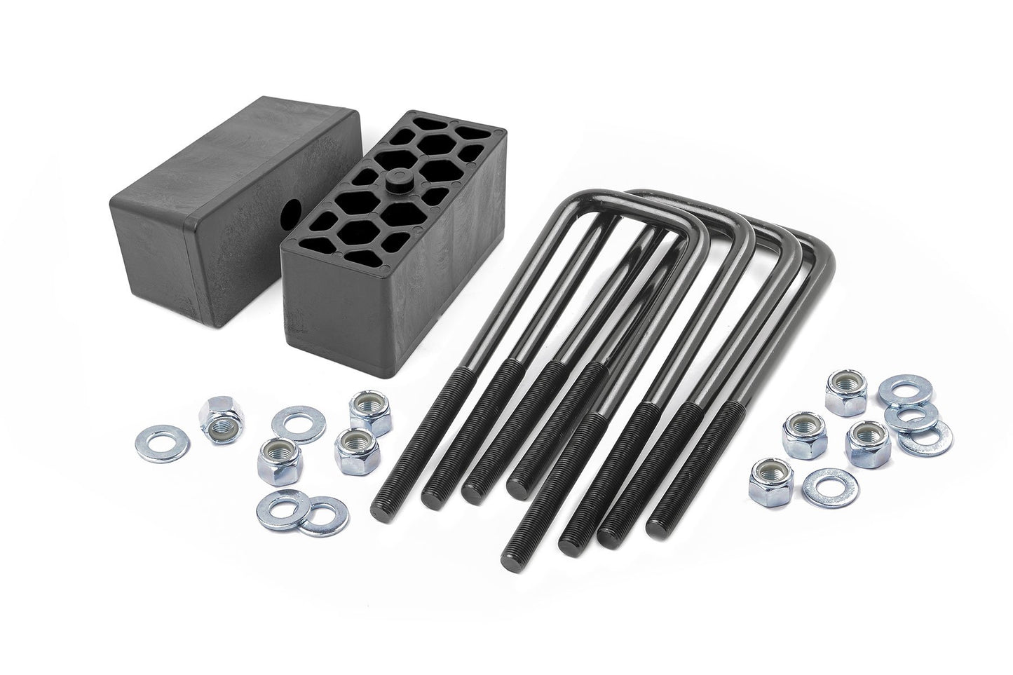 2.5 Inch Block & U-Bolt Kit - Chevy/GMC 1500 Truck 2WD/4WD