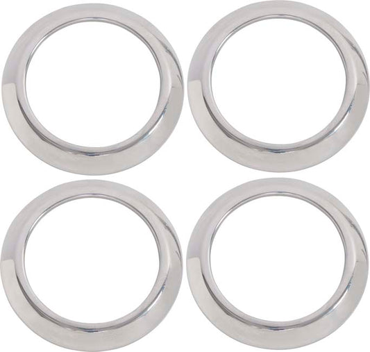 Jeep JK Air Vent Bezels 4 Pieces 07-10 Wrangler JK Polished Silver Kentrol