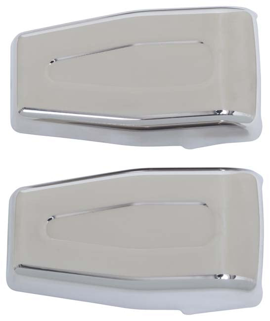 Jeep JK Liftgate Hinge Overlays Pair 07-18 Wrangler JK Polished Silver Kentrol