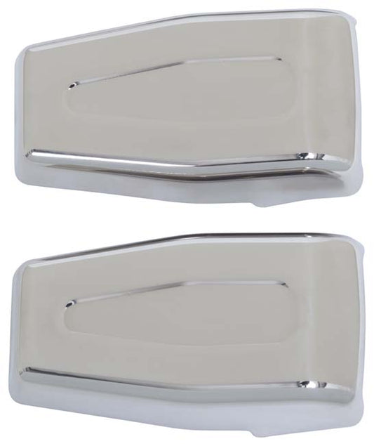 Jeep JK Liftgate Hinge Overlays Pair 07-18 Wrangler JK Polished Silver Kentrol