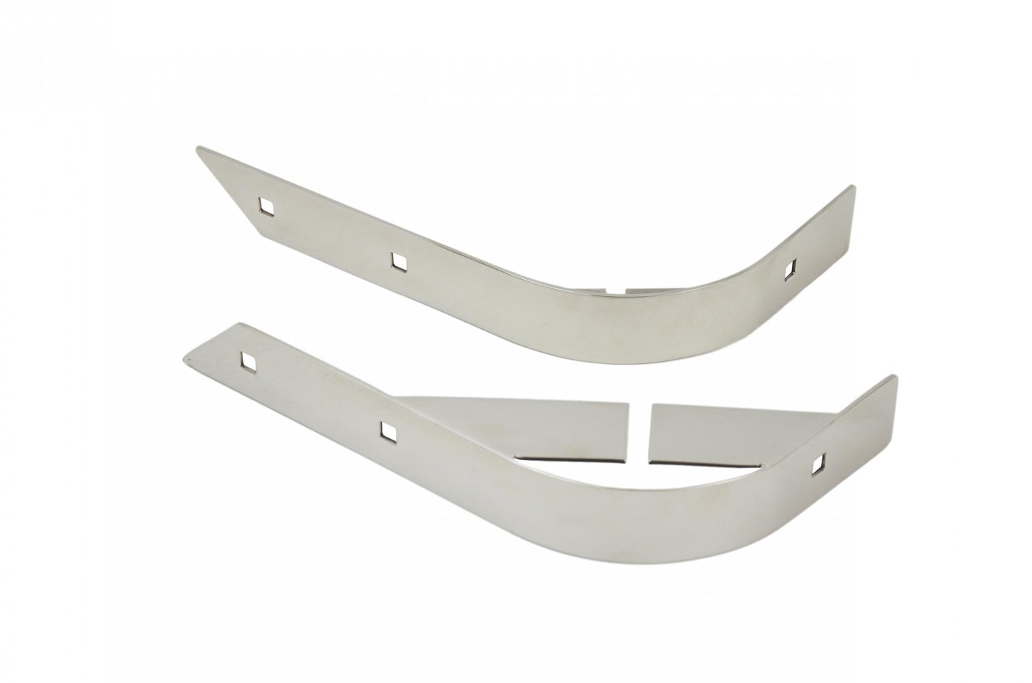 Jeep CJ Rear Body Guard Pair 55-86 CJ Polished Silver Kentrol