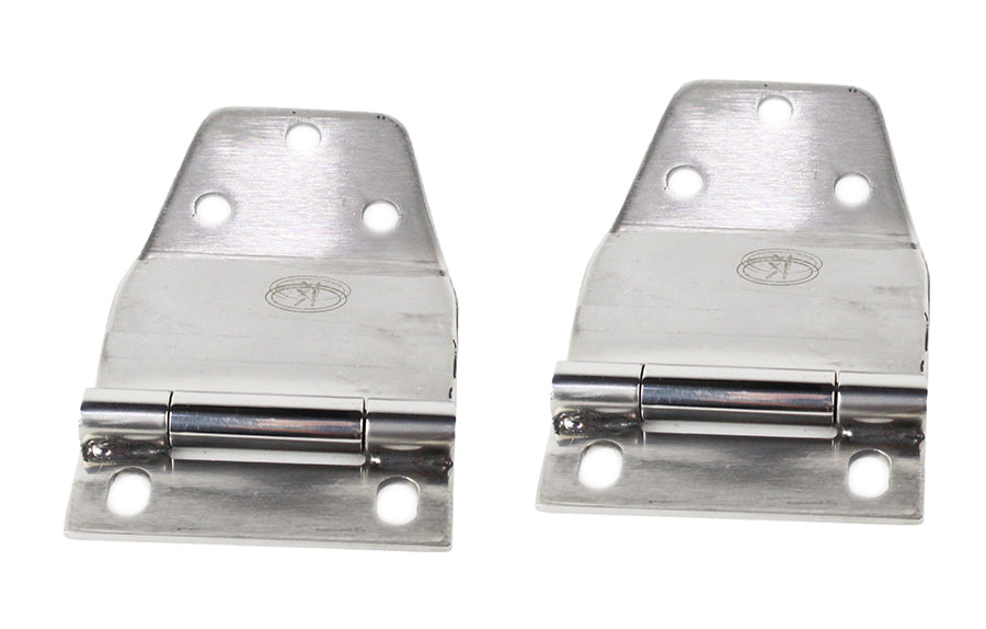 Jeep CJ7 Liftgate Hinge Pair 77-86 CJ7 Polished Silver Kentrol